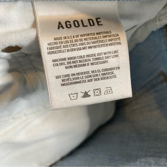 AGOLDE Riley High Rise Straight Crop Jeans - Picture 7 of 8